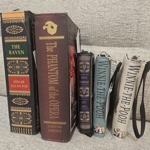Classic Literature Book Clutches